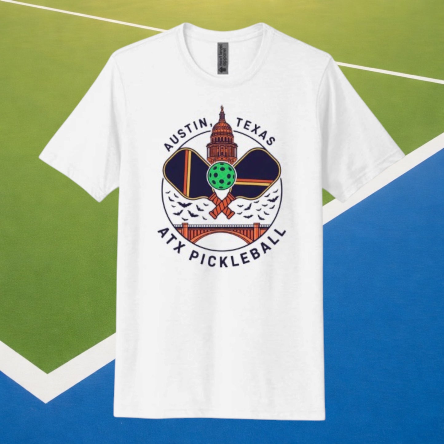 PIckleballYo's City Series: ATX Capital Bats - The Signature Tee