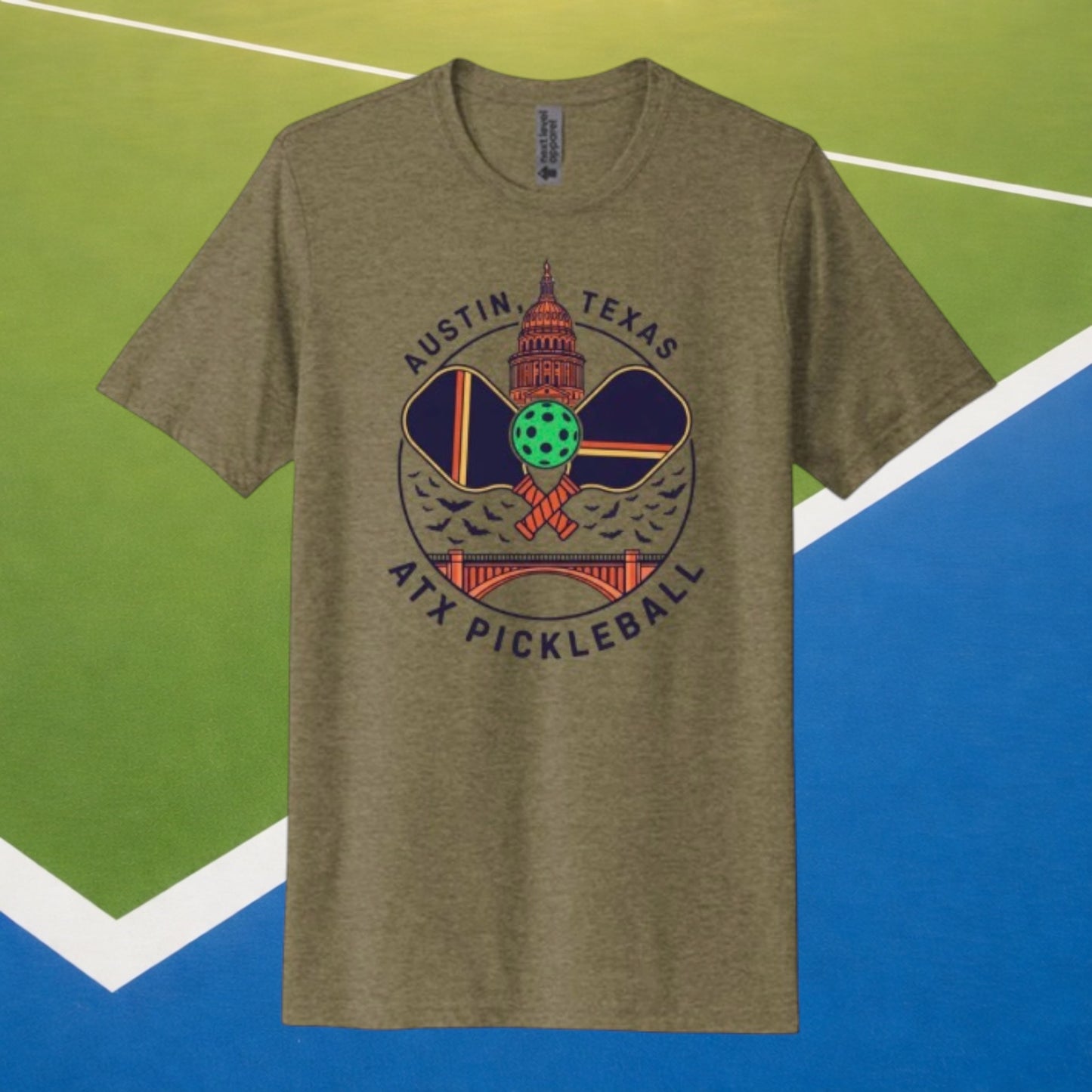 PIckleballYo's City Series: ATX Capital Bats - The Signature Tee