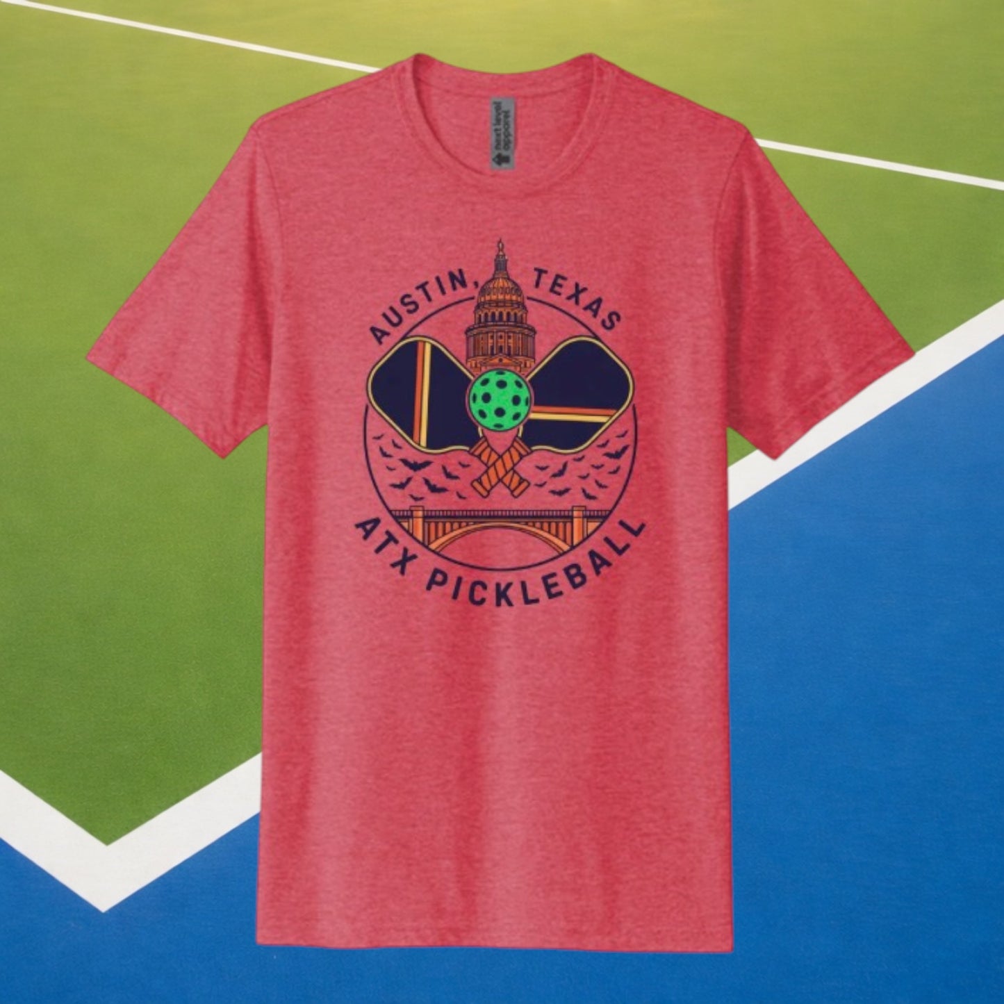 PIckleballYo's City Series: ATX Capital Bats - The Signature Tee