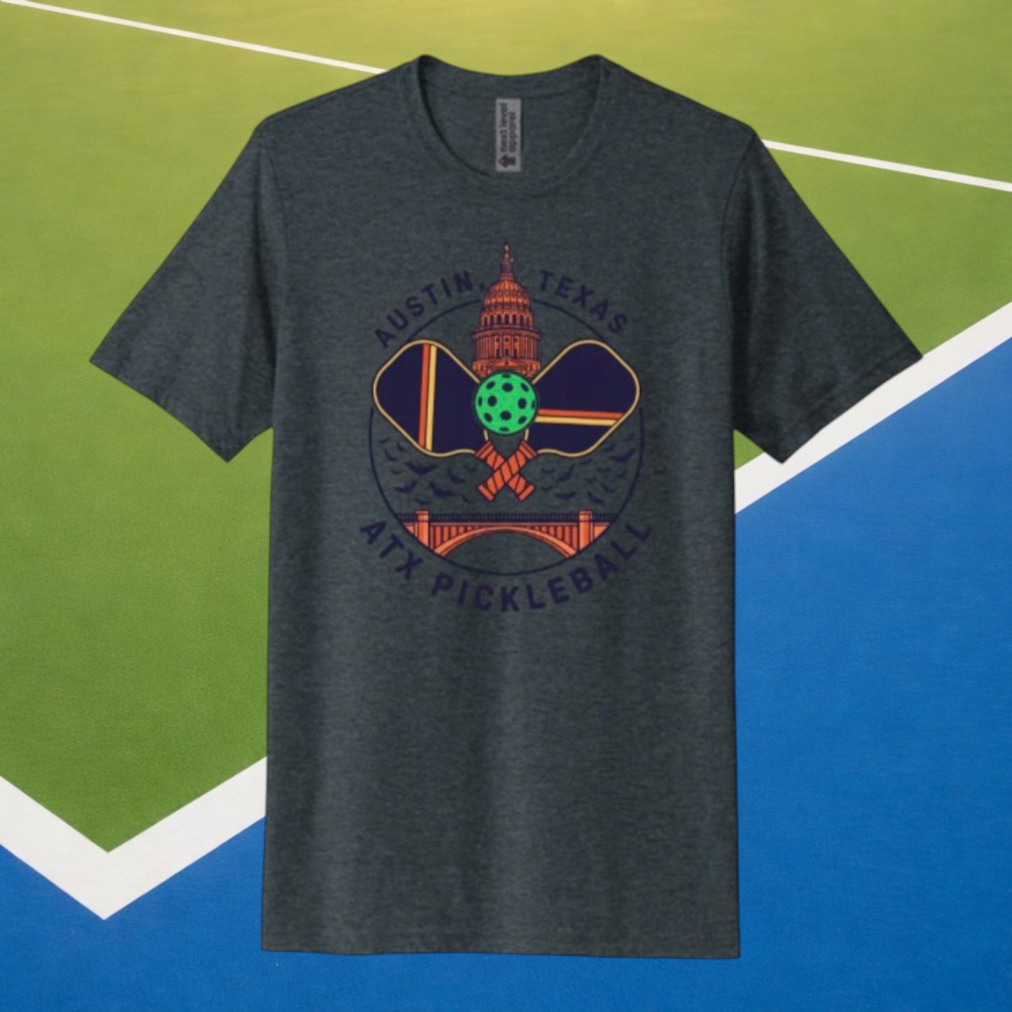 PIckleballYo's City Series: ATX Capital Bats - The Signature Tee